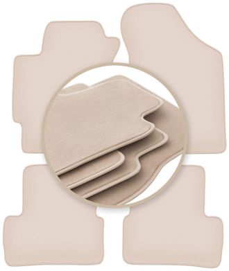 OEM Alfombrillas Beige Premium Para Hyundai Coupe Ii Gk Coup&eacute; 2001-2008