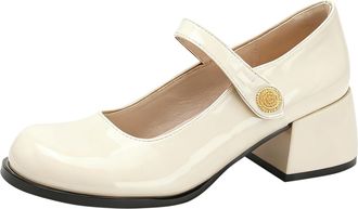 Generic Women Shoes Size 5.5 and Versatile Retro Heel Sandals Comfort Shoes Women (Beige, 3.5)