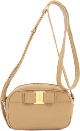 Ferragamo Leather Shoulder Bag (Pre-Owned)