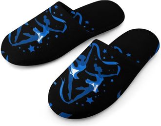 Generic Gymnast Gymnastics Ribbon Mens House Slippers Slip Indoor Slipper On Shoes Warm Outdoor
