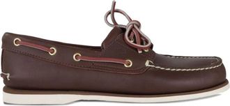 Timberland Klassieke 2-Eye Boot Shoe - Heren - Bootschoenen - Bruin - 41 EU - Leer - Schoenen