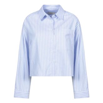 &Acirc;m&egrave; Camisa Ocean Cropped - Blouses & Shirts - Mujer - Azul - XL