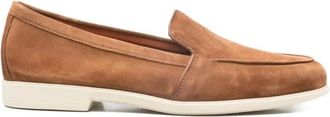 Santoni Malibu Loafer - Dames - Loafers - Bruin - 38 1/2 EU - Leer - Schoenen