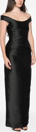 Solace London Pieta Dress - Black