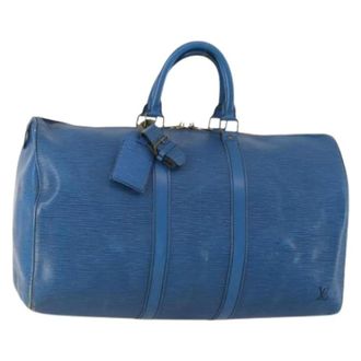 Louis Vuitton Pre-owned Weekend Bags, female, Blue, Size: ONE SIZE Pre-owned Boston Bag