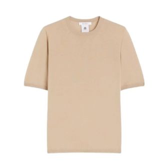 Max Mara Gerico Ronde Hals Trui - Dames - Truien - Beige - Maat: S Wol