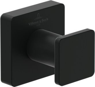 Villeroy & Boch Villeroy&boch - Ventajas del producto: Diseño limpio: el gancho para toallas Villeroy & Boch Elements - Striking Matt Black tiene un diseño limpio y