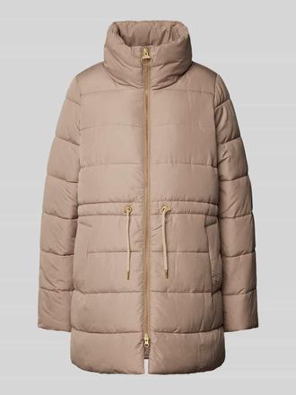 Barbour Steppmantel mit Stehkragen Modell MANNING in Sand, Größe 40