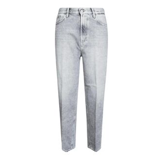 Dondup Jeans, Dames, Grijs, W30, Slim-fit Jeans