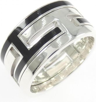 Herm&egrave;s Silver 925 Band Ring (Pre-Owned)