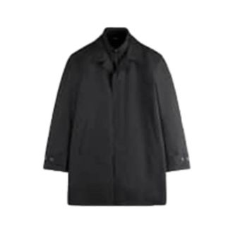 Fay Parkas, male, Black, Size: XL Morning Coat