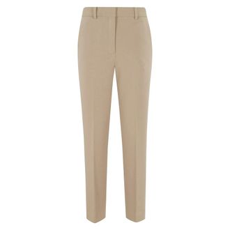 Circolo 1901 Slim-fit Trousers, female, Beige, Size: 2XS Carrot Fleece Pants
