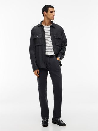 Tommy Hilfiger Mens 5-Pocket Straight Pant - Charcoal Smoke - 29W x 30L