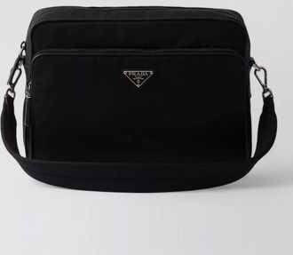 Prada logo messenger bag nylon recycled polyamide