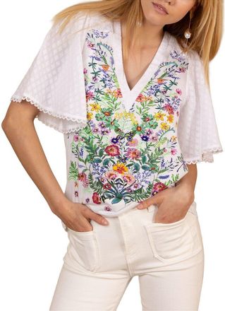 Hale Bob Keilani Short Sleeve Knit Top