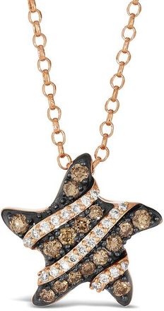 Le Vian 14K Rose Gold 0.51 Ct. Tw. Diamond Star Pendant