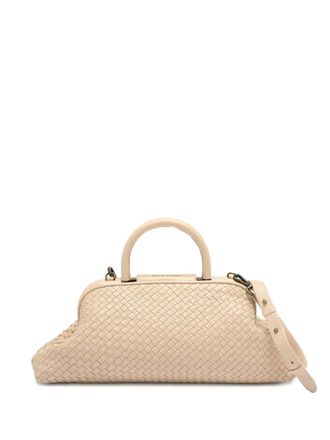 Officine Creative woven leather shoulder bag - women - Leather - One Size - Neutrals
