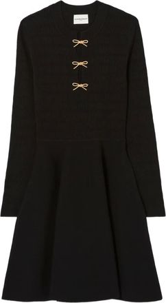 Claudie Pierlot Abito con fiocco - Nero