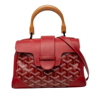 Goyard Pre-owned Mini Saigon - Dames - Vintage Handtas - Rood - ONE Size - Leer - Vintage