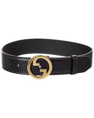 Gucci Gg Blondie Leather Belt