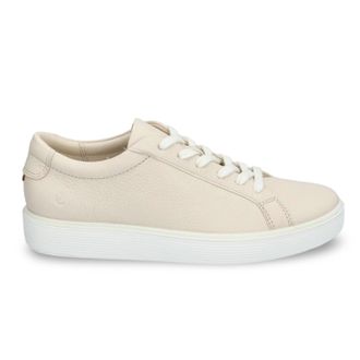 Ecco Ecco Soft 60 219203 Leather Womens Fashion Trainers - Limestone - Size:UK 8-8.5