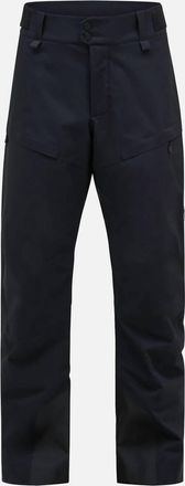 Peak Performance Mens Maroon Pants In Black