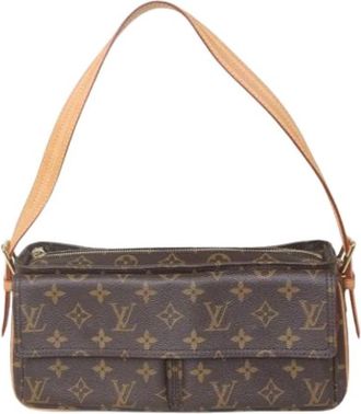 Louis Vuitton Pre-owned Vivacite MM Schoudertas - Dames - Vintage Schoudertas - Bruin - ONE Size - Vintage
