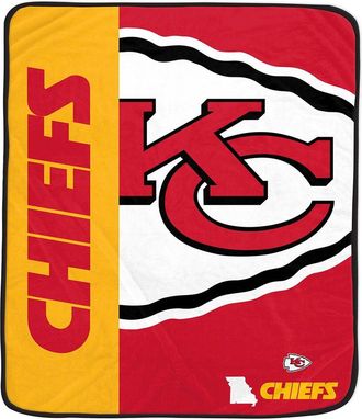 Pegasus Sports Kansas City Chiefs Nfl Team Logo Soft Fleece Throw