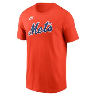 Nike Juan Soto New York Mets Cooperstown 40th Anniversary Nike Mens MLB T-Shirt in Orange | N19989LNM9-VM9
