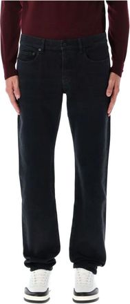Saint Laurent Carbon Black Low-Rise Slim Jeans Aw25