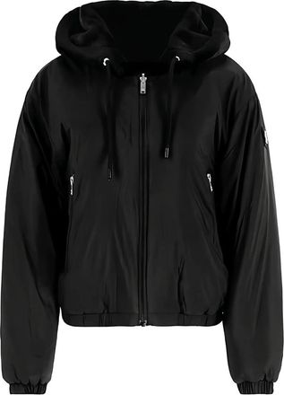 Moose Knuckles Hooded Zip-front Bomber Jacket