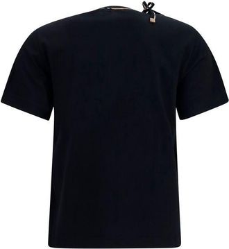 Burberry Womens Black Cotton T-Shirt