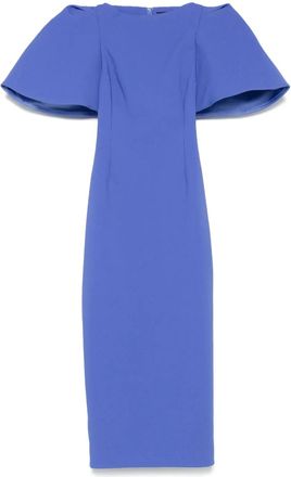 Solace London Abito midi Lora - Blu