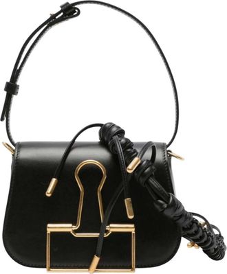 Off-white Black Skeleton Binder Mini Shoulder Bag