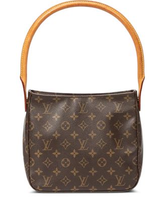 Louis Vuitton 2002 Looping MM monogram shoulder bag - Brown