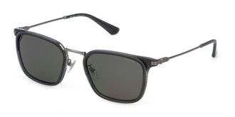 Police SPLP27 OCTANE 12 509P Mens Sunglasses Silver Size 54