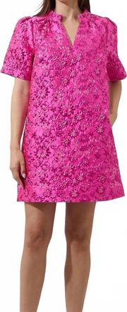 Sugarlips Harrington Mini Dress In Fuschia
