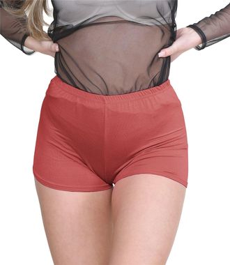 Janisramone Hamishkane Stretchy Mini Running Shorts Womens, Versatile Slim Fit Shorts for Women UK, Soft & Comfortable Hot Pants Design for Summer Dance, Club, Gy
