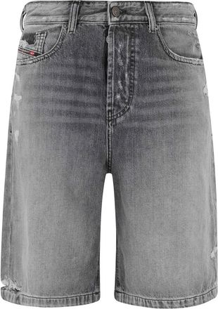 Diesel Korte Broeken, Dames, Zwart, W26, Katoen, De Sire Short
