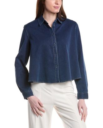 Max Studio Pique Swing Blouse