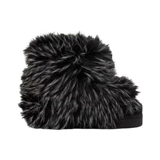 INUIKII Next Gen Shearling Low - Dames - Schoenen - Zwart - Maat: 38 EU Wol