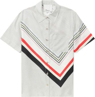 3.1 Phillip Lim Liberty silk shirt - women - Cotton/Silk - M - White