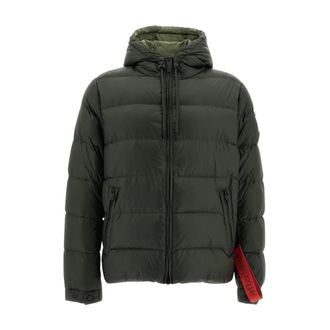 Afterlabel Verbier Puffer Jacket - Heren - Jassen - Groen - Maat: L Zijde