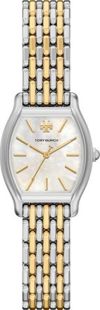 Tory Burch The Eleanor Curve Bracelet Watch, 23mm x 31mm in White/two Tone at Nordstrom