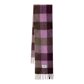 Marc O'Polo Sjaal met franjes - Dames - Accessoires - Veelkleurig - Maat: ONE Size Wol