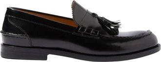 Scarosso Felle Loafers - Handgemaakt - Dames - Loafers - Zwart - 38 EU - Leer - Schoenen