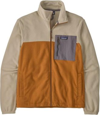 Patagonia Micro D Patch Pocket Jacket Fleecepullover f&uuml;r Herren | beige/braun
