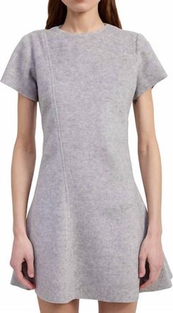 En Saison Carrington Mini Dress In Gray