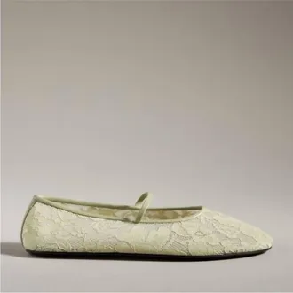 Jeffrey Campbell Womens Swan-Lake Flats In Green
