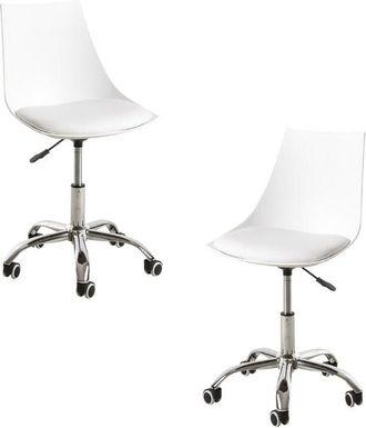 Regalos Miguel Packs Sillas - Pack 2 Sillas Blok Office - Blanco